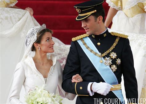 Queen Letizias Wedding Jewels The Court Jeweller