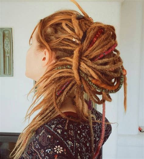 Weaving and hair extensions of all types. Ginger dreads in 2020 | Dreadlock styles, Blonde dreadlocks, Dreadlock hairstyles