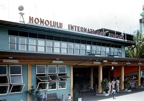 Honolulu International Airport Opened In 1927 Rhonolulu