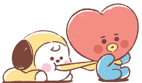 Discover The Coolest Bt21 Tata Chimmy Baby Kpop Bts Cute