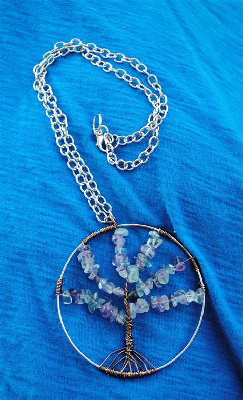 Tree Of Life Necklace Tree Of Life Pendant By Rocks2gems2wire