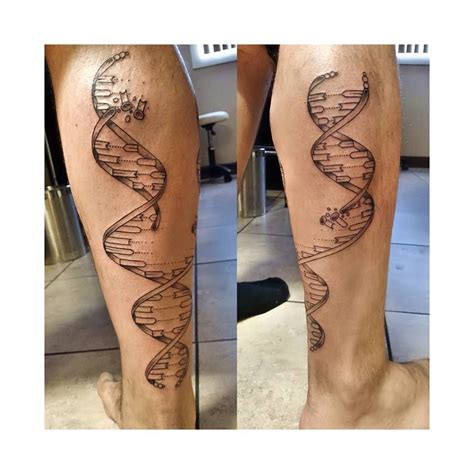 Pin By Amber Hayes On Tattoos Dna Tattoo Science Tattoo Tattoos