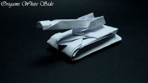 How To Make A Tank Out Of Paper Origami Tank Youtube