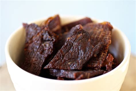 You want the jerky fully dried but chewy, not crunchy. Today's Letters: {Homemade Beef Jerky}