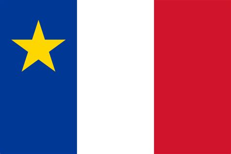 Flag Of Acadia French Canadian Wikipedia The Free Encyclopedia