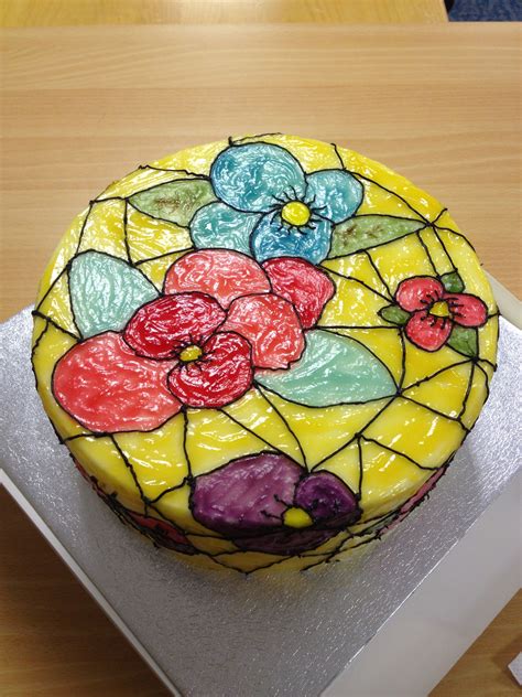 Stained Glass Cake Photos