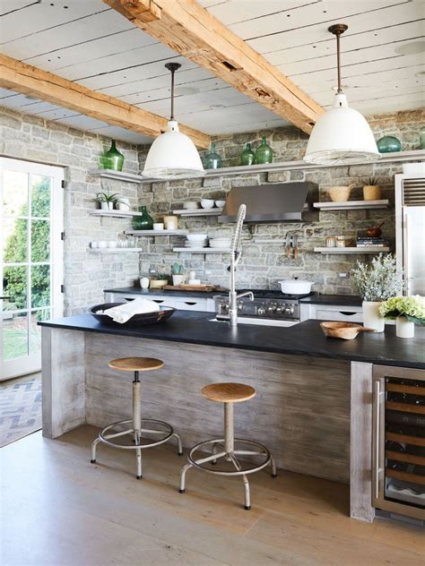 Modern Rustic Kitchen Home Decorating Colour Ideas