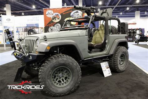 Jeep Wrangler By Hutchinson Industriesrock Monster Wheels At Sema Show