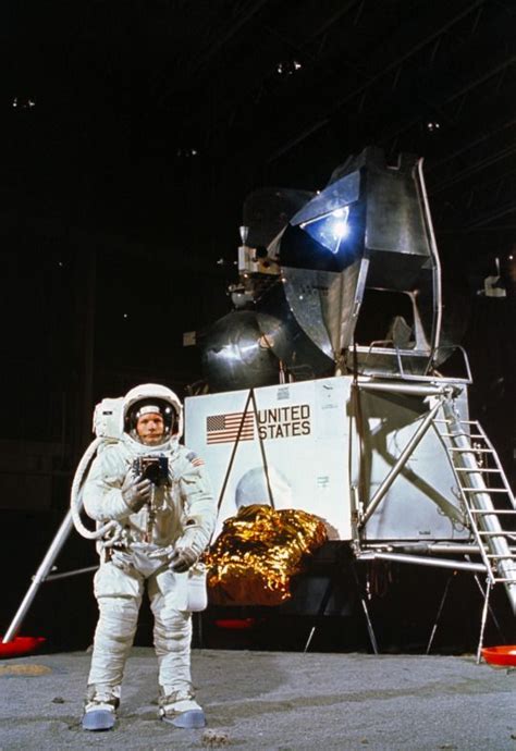 April 22 1969 Apollo 11 Astronaut Neil Armstrong Trains On A