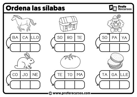 Fichas Para Aprender Las SÍlabas Pack Para Imprimir