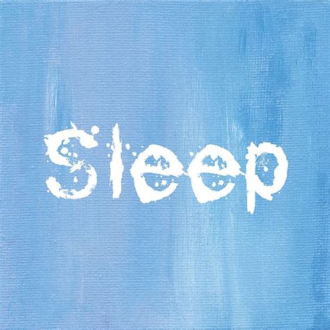 Sleep By Kathleen Wong Word Art Multi Panel Paintings Art
