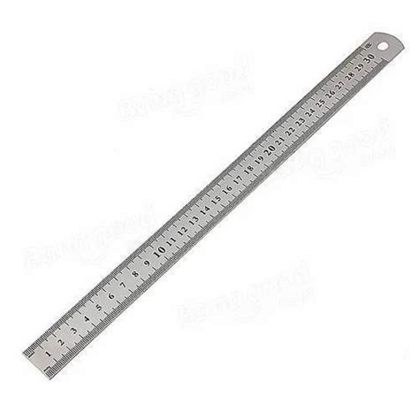 12 Inch Stainless Steel Double Sided Metal Ruler Measuring For