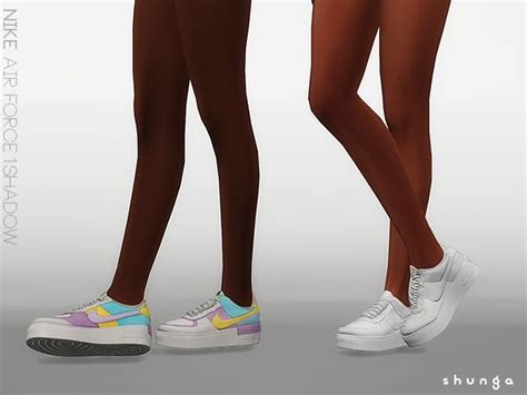 Shunga Nike Air Force 1 Shadow Sneakers In 2021 Sims 4 Cc Shoes