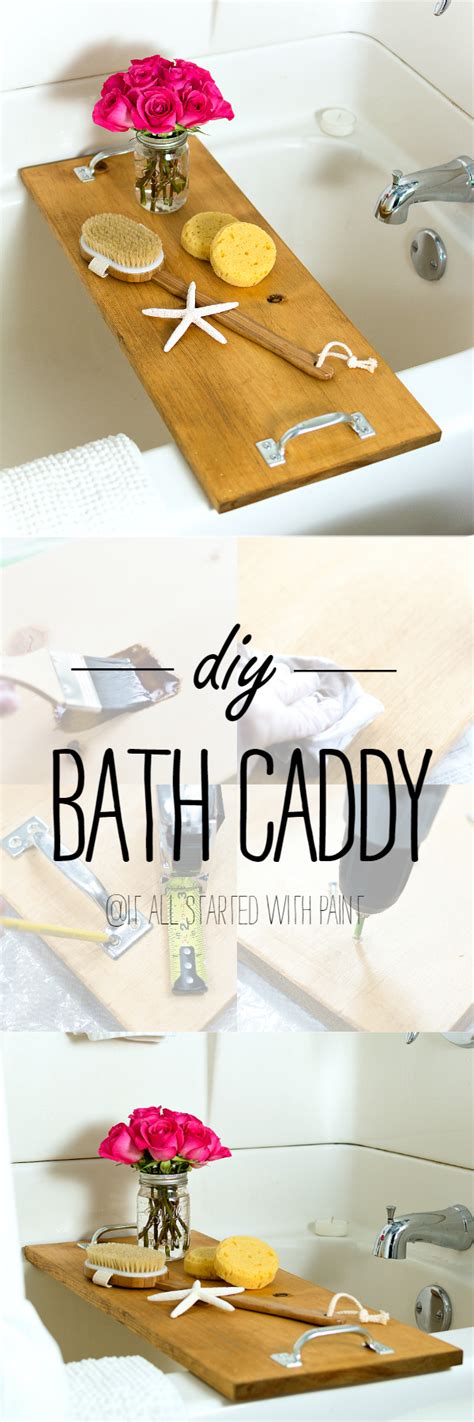 So frugal myrtle was once again at the dollar tree last week and i. DIY Bath Caddy - It All Started With Paint