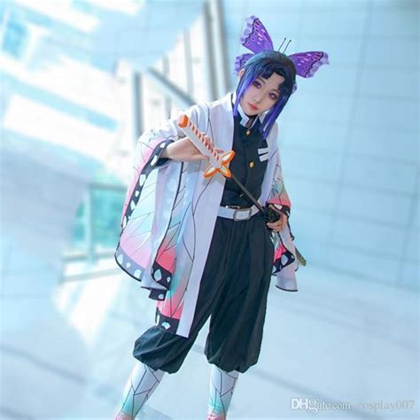 Cosplay cosplay wigs series demon slayer: Kochou Shinobu Cosplay Costumes Japanese Anime Kimetsu No ...