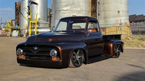 383 1955 Ford F100 Custom Truck Mag Auctions