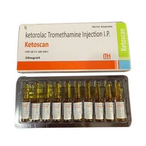 Ketoscan Liquid Ketorolac Mg Injection At Best Price In Bengaluru