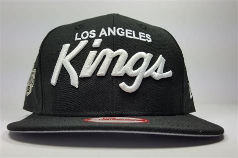 New Era Los Angeles Kings 9fifty Black And White Vintage Script Nwa