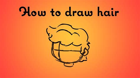 Is it possible to draw a woman in a cartoon? How to Draw Cartoon Hair! - YouTube
