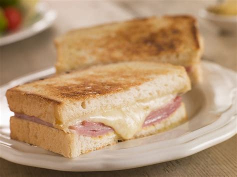 Grilled Ham And Cheese Sandwich Recipe Grilled Ham Cheese Food
