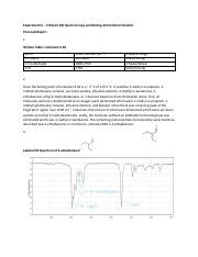 Infrared Spectroscopy Lab Report Docx Infrared Spectroscopy Chem My Xxx Hot Girl