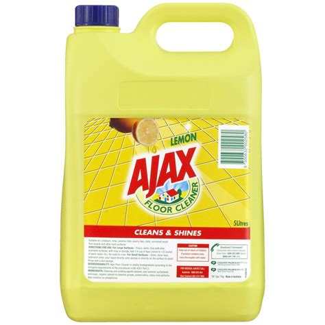 Ajax fabuloso apple fresh has an improved formula to remove grease and grime more effectively. Ajax Floor Cleaner Lemon 5L | Officeworks