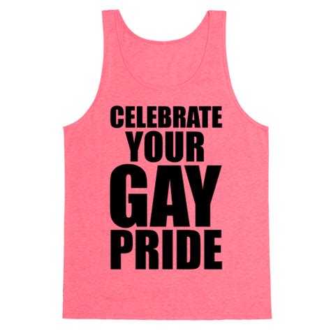 Celebrate Your Gay Pride Tank Top HUMAN