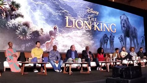 Interview With The Cast Of The Lion King At The 2019 Press Junket