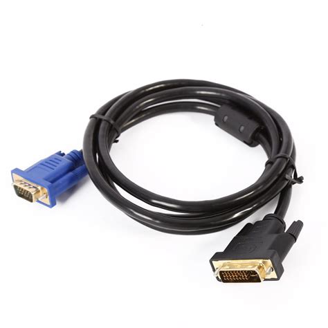 dvi i dual link 24 5 male to vga male video pc monitor cable cord 1 8 m 5m 8m ebay