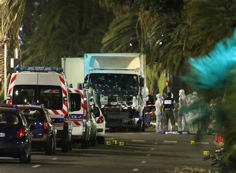Graphic Pictures Of Nice Terror Attack Raw Truck Photos Footage And