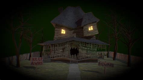 Monster House Animated 3d Model By Hadrien59 A79cdb5 Sketchfab