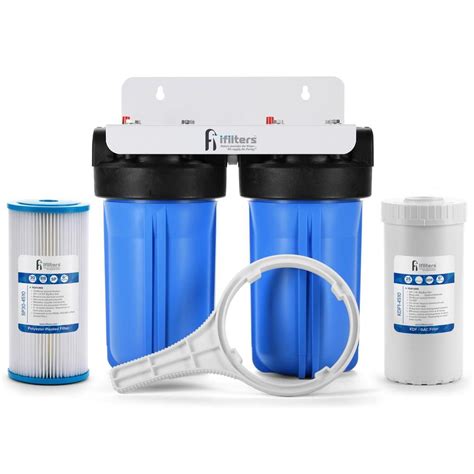 Ifilter Well Water Whole House Filtration System Dual Stage Complete