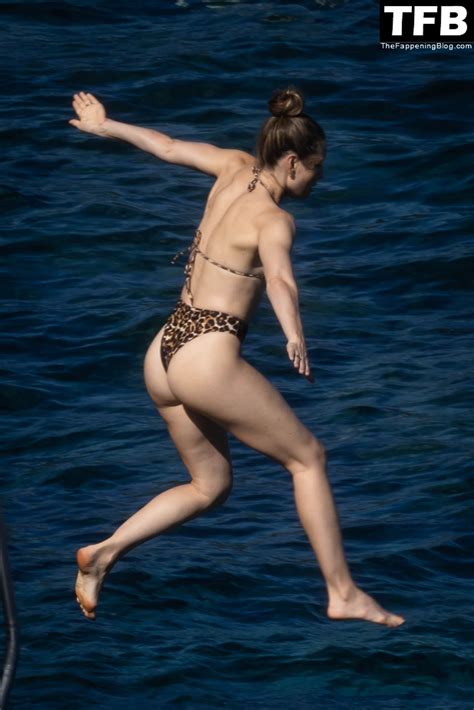 Jessica Biel Slips Into A Cheeky Bikini As She Enjoys A PDA Filled