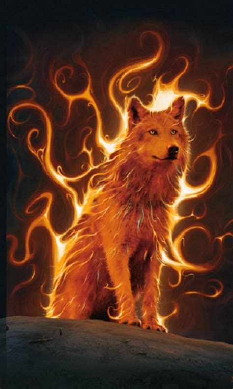 Fire Wolf Wallpaper By Ladyamandak D0 Free On Zedge™
