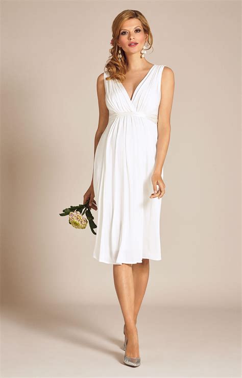 Anastasia Maternity Wedding Dress Short Ivory Maternity Wedding Dresses Evening Wear And