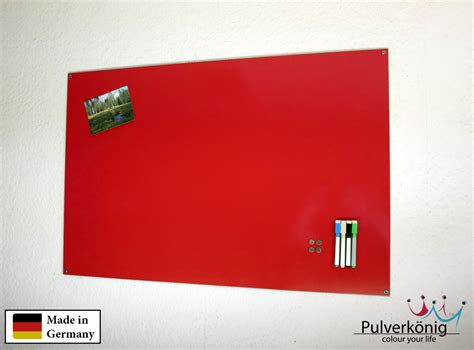 Magnettafel Memoboard Whiteboard Pinnwand Farbe Rot Inkl Zubehör