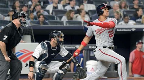 2 Homers 4 Rbis By Nationals Rookie Juan Soto Beat Yankees Newsday