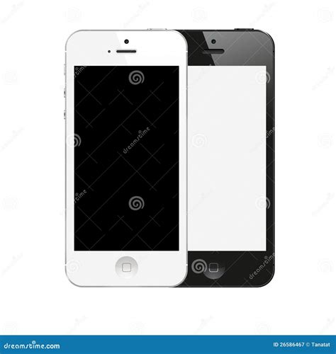 New Iphone 5 Black And White Color From Apple Editorial Photography