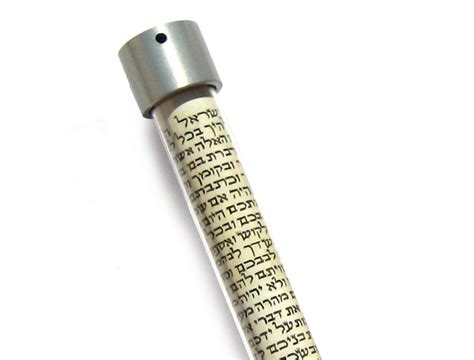 Mezuzahs With Scroll Modern Mezuzah Jewish Ts