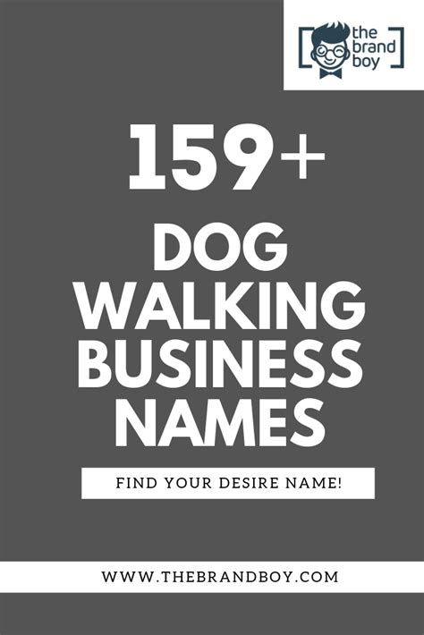 459 Brilliant Dog Walking Business Names Videoinfographic Dog