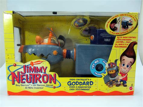 2001 Mattel Jimmy Neutron Boy Genius Radio Controlled K 9 Goddard Toy