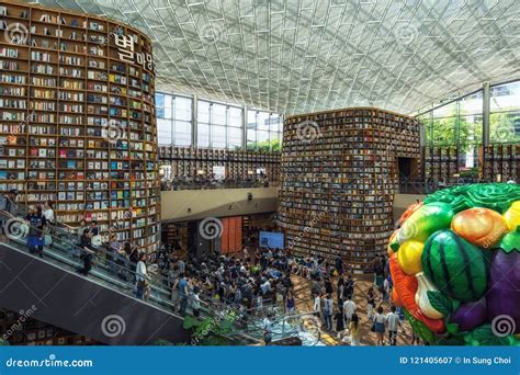 Coex Starfield Library In Seoul Editorial Photography Image Of Asia