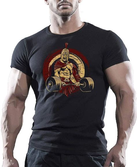 Gym T Shirt Glory Training Mens Beast Bodybuilding Workout Clothing Top