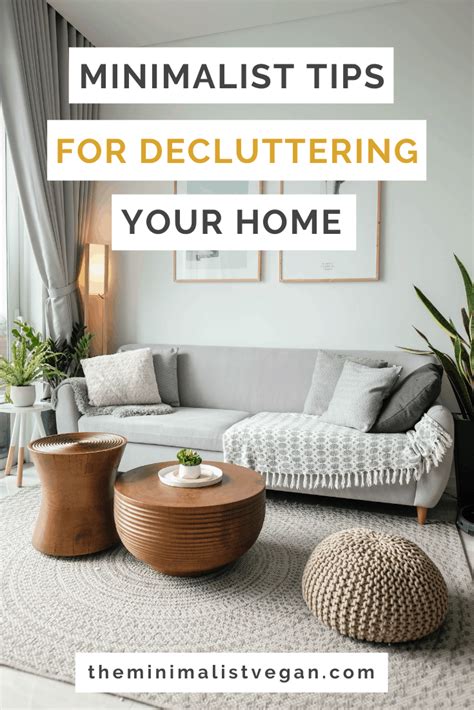 Minimalist Tips For Decluttering Your Home