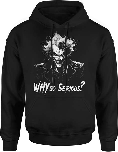 Joker Why So Serious Batman M Ska Bluza Z Kapturem