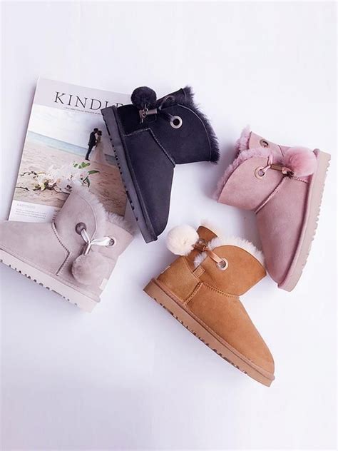 Ugg new floral pattern tall boots. 2018 Waterproof Warm Wool Cotto Ball Shoes Uggs | Ugg ...