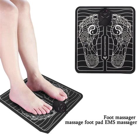 Ems Electric Foot Stimulator Massager6 Modes 9 Intensities Circulation Foot Massager Relieve