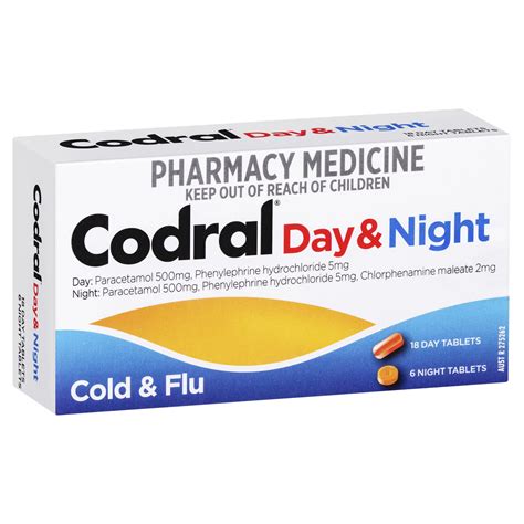 Codral® Day And Night Tablets Cold And Flu Tablets Codral® Australia