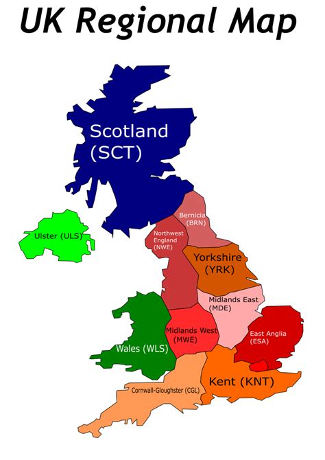Map Based On Uk Regions With New Names London Lnd Rukfederalism