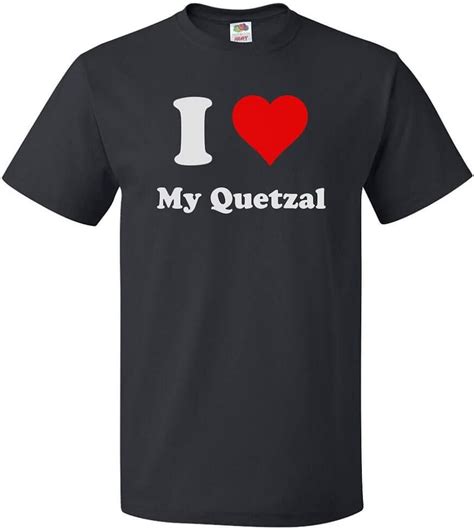 Shirtscope I Love My Quetzal T Shirt I Heart My Quetzal Tee Clothing Shoes And Jewelry